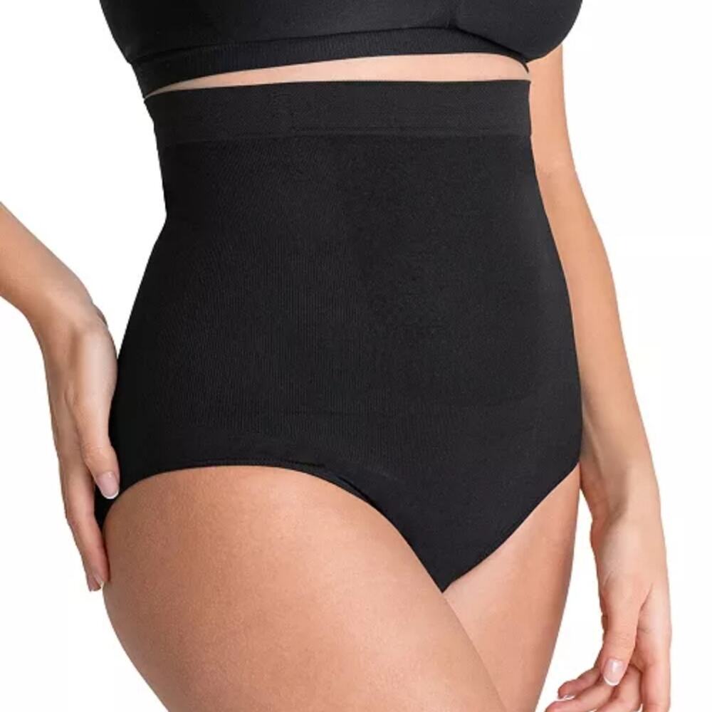 Shapermint Empetua Black High-Waist Tummy Control Shaper Panty Plus Size 3XL NWT